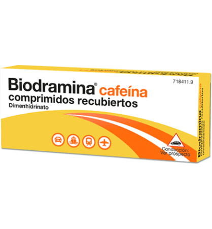 BIODRAMINA CAFEINA 4 COMPRIMIDOS