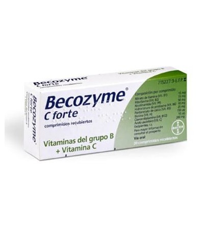 BECOZYME C FORTE 30 GRAGEAS