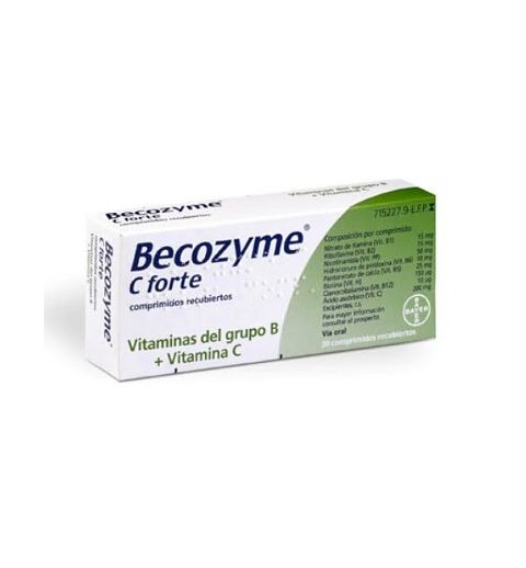 BECOZYME C FORTE 30 GRAGEAS