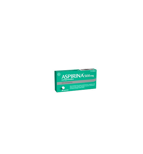 ASPIRINA 500 MG 20 COMPRIMIDOS