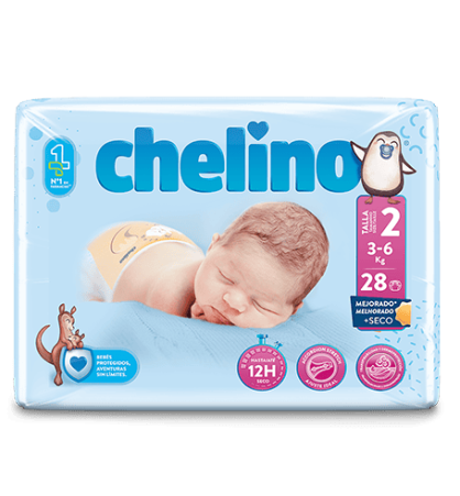 PAÑAL INFANTIL CHELINO TALLA 2