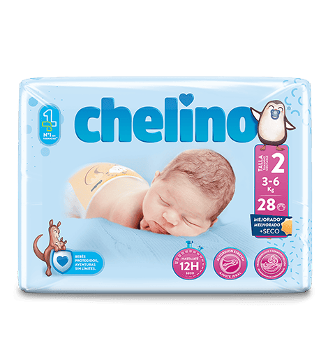 PAÑAL INFANTIL CHELINO TALLA 2