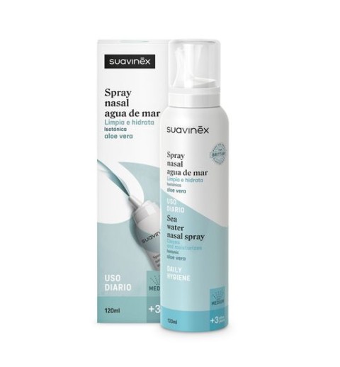 SUAVINEX SPRAY NASAL ISOTONICO ALOE VERA +3 AÑOS 120ML