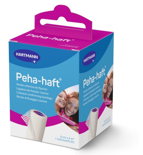 VENDA ELASTICA COHESIVA PEHA-HAFT 6 CM X 4M