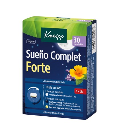 KNEIPP SUEÑO COMPLET FORTE 30 COMPRIMIDOS