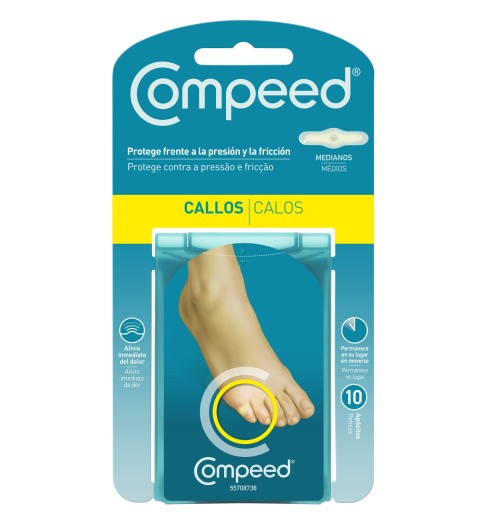 COMPEED CALLOS HIDROCOLOIDE 10 APOSITOS MEDIANOS