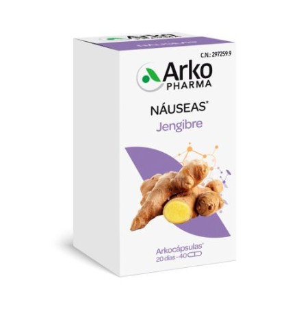 ARKOCÁPSULAS JENGIBRE 40 CAPSULAS