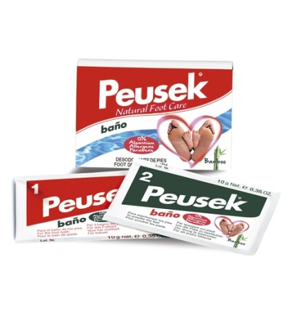 PEUSEK BAÑO ANTITRANSPIRANTE PIES 20 G