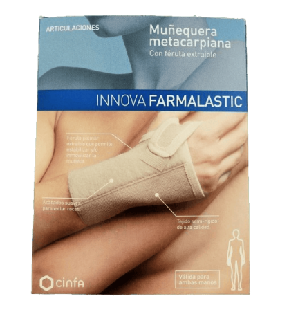 MUÑEQUERA INNOVA METACA FERULA TALLA MEDIANA