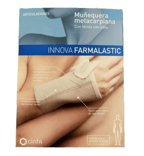 MUÑEQUERA INNOVA METACA FERULA TALLA MEDIANA
