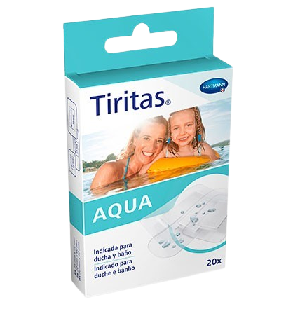 TIRITAS AQUA APOSITO ADHESIVO 3 TAMAÑOS 20 UNIDADES