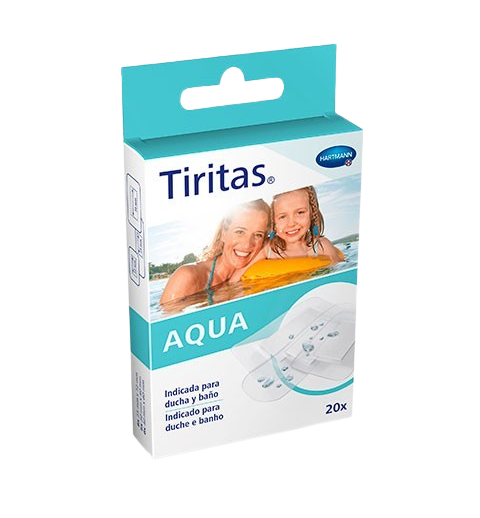 TIRITAS AQUA APOSITO ADHESIVO 3 TAMAÑOS 20 UNIDADES