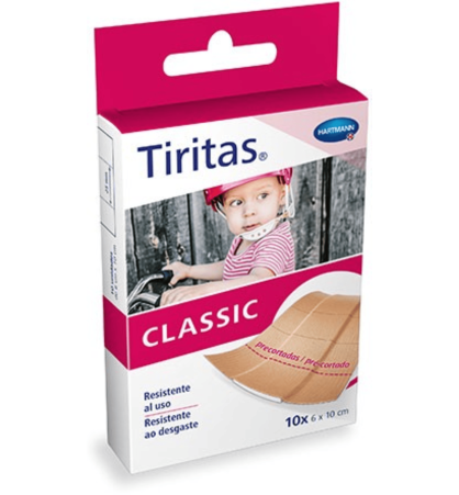 TIRITAS CLASSIC HARTMANN PRECORTADAS 1 M X 6
