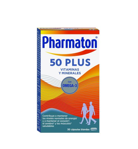 PHARMATON 50 PLUS 30 CAPSULAS
