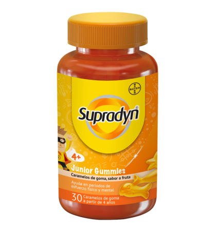SUPRADYN JUNIOR GUMMIES CARAMELOS DE GOMA 30 UNIDADES