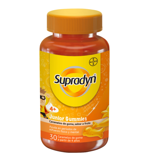 SUPRADYN JUNIOR GUMMIES CARAMELOS DE GOMA 30 UNIDADES