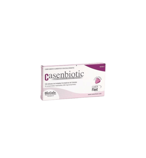 CASENBIOTIC 10 COMPRIMIDOS SABOR FRESA