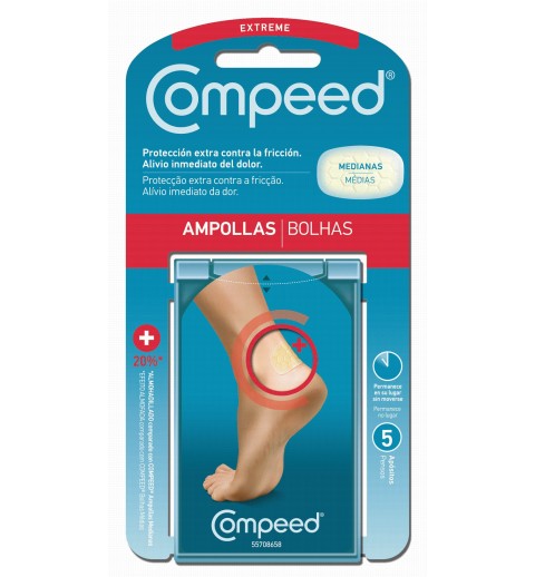 COMPEED AMPOLLAS EXTREME HIDROCOLOIDE 5 U