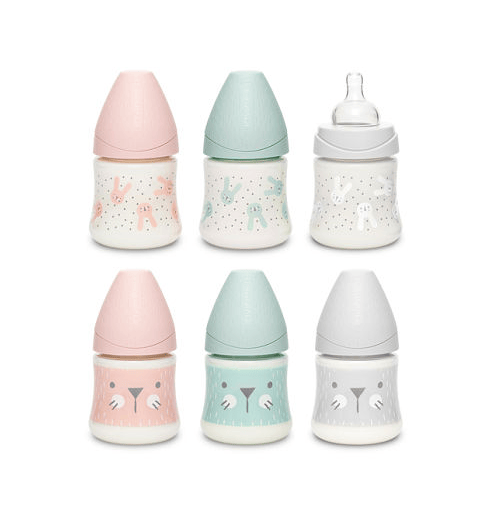 BIBERON PP BOCA ANCHA T SILICONA SUAVINEX PREMIUM