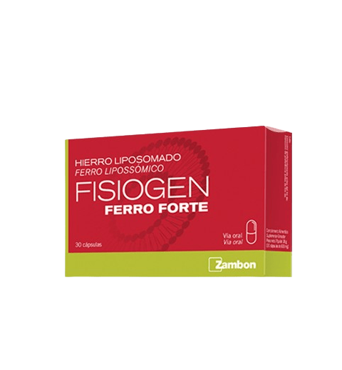 FISIOGEN FERRO FORTE 30 CAPSULAS