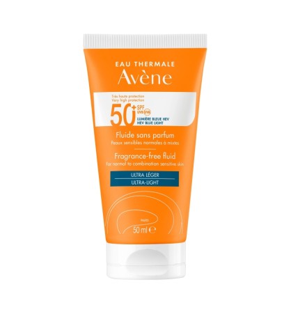 AVENE SPF 50+ FLUIDO MUY ALTA PROTECCION SIN PERFUME 50 ML