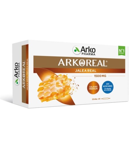 ARKOREAL JALEA REAL 1500 MG SIN AZUCAR 20 AMPOLLAS
