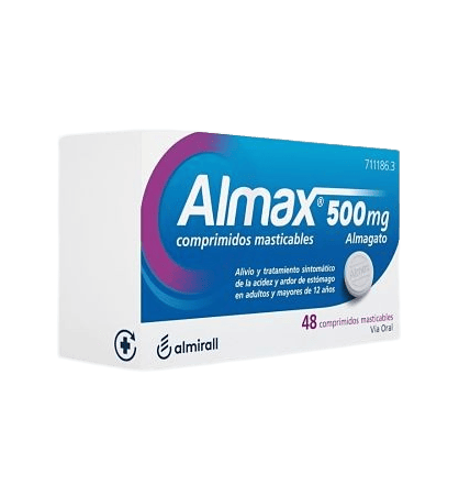 ALMAX 500 MG 48 COMPRIMIDOS MASTICABLES