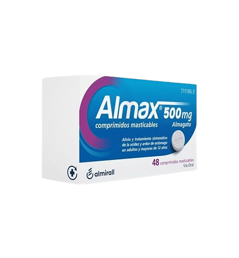 ALMAX 500 MG 48 COMPRIMIDOS MASTICABLES