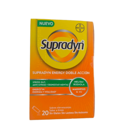 SUPRADYN ENERGY DOBLE ACCION 20 SOBRES EFERVESCENTES