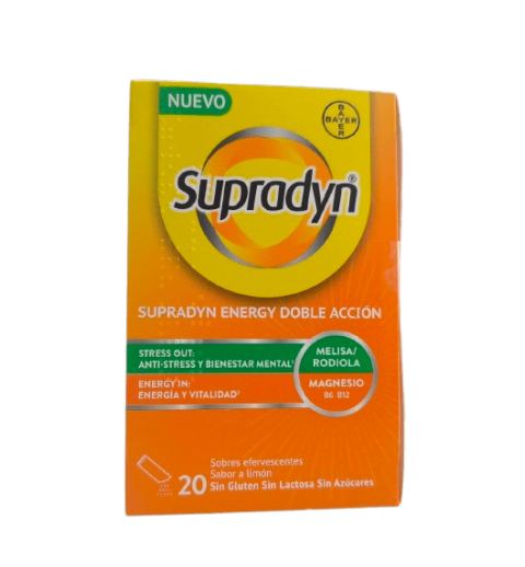 SUPRADYN ENERGY DOBLE ACCION 20 SOBRES EFERVESCENTES