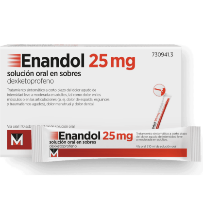 ENANDOL 25 MG 10 SOBRES SOLUCION ORAL 10 ML