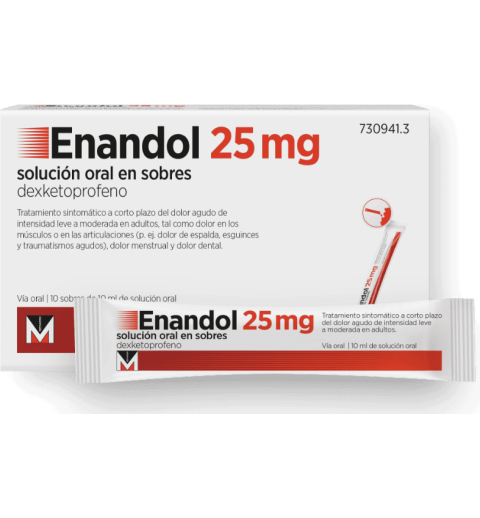 ENANDOL 25 MG 10 SOBRES SOLUCION ORAL 10 ML
