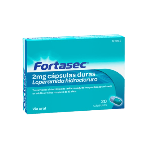 FORTASEC 2 MG 20 CAPSULAS