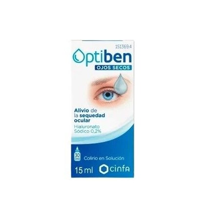 OPTIBEN OJOS SECOS GOTAS 1 FRASCO 15 ML