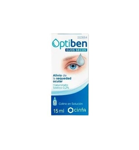 OPTIBEN OJOS SECOS GOTAS 1 FRASCO 15 ML