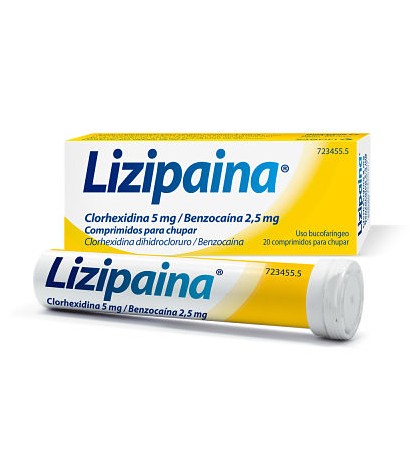 LIZIPAINA 20 COMPRIMIDOS PARA CHUPAR